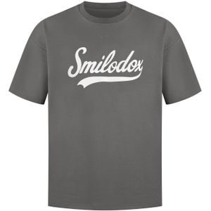 Smilodox Shirt ' Lorik '  grijs / wit
