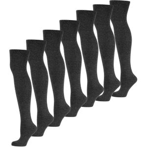 Nur Die Kniekousen  grijs gemêleerd