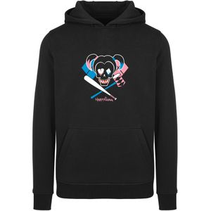 F4NT4STIC Sweatshirt 'Suicide Squad Harley Quinn Skull Emblem'  blauw / pink / zwart / wit