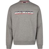 HECHTER PARIS - Sweatshirt - Navy - Donkergrijs - Bloedrood - Wit
