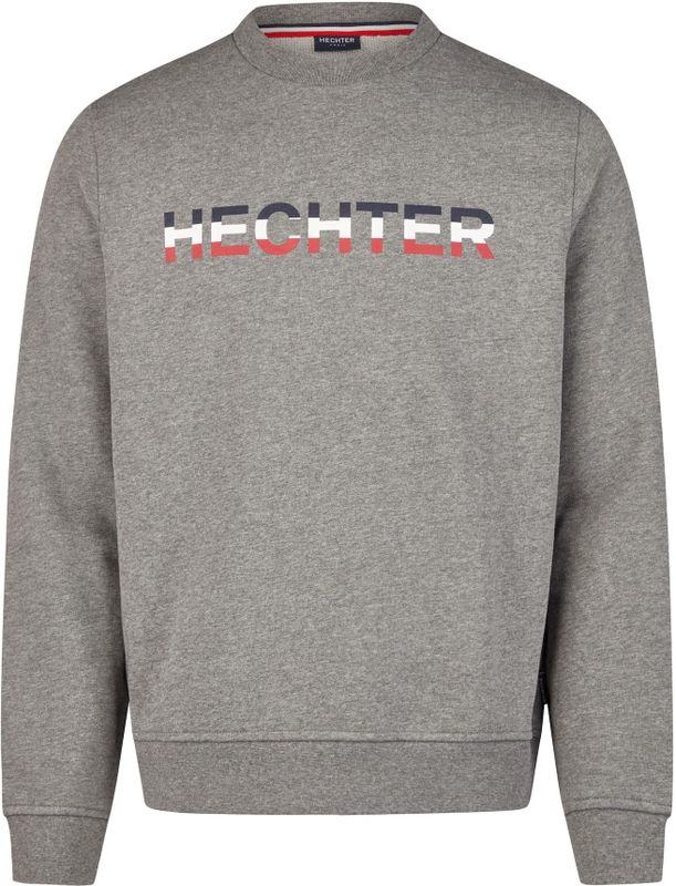 HECHTER PARIS - Sweatshirt - Navy - Donkergrijs - Bloedrood - Wit