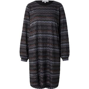 MORE & MORE Jurk  lichtblauw / brons / grijs / zwart