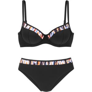 LASCANA Bikini  gemengde kleuren / zwart