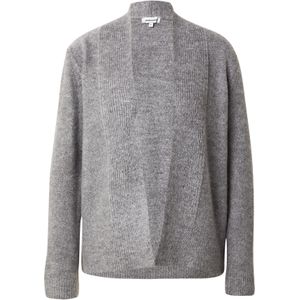 MORE & MORE Gebreid vest  grijs gemêleerd