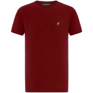 Jacey Quinn Shirt  bordeaux / wit