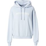 Tommy Hilfiger - Reg Monotype Flock Hoodie - Blauw - Katoen