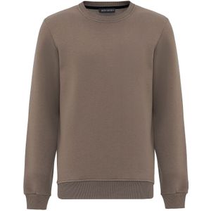 Jacey Quinn Sweatshirt  olijfgroen / roestrood / zwart / wit