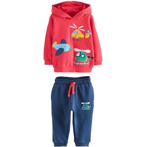 Next Joggingpak  navy / lichtblauw / geel / rood