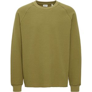 !Solid Sweatshirt ' MARWIN '  olijfgroen