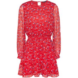 Tommy Jeans Jurk  navy / rood / wit