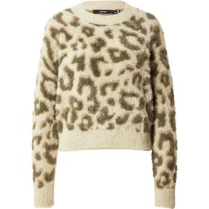 VERO MODA Trui 'VMJUNGLE'  bruin