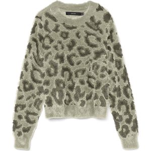 VERO MODA Trui 'VMJUNGLE'  bruin
