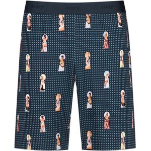 Mey Pyjamabroek 'Keyhole And Pin Up'  donkerblauw / gemengde kleuren