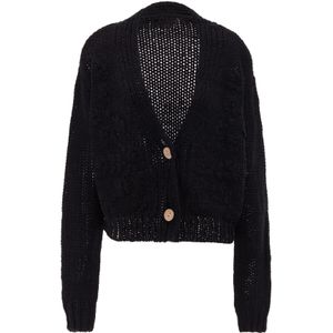 ebeeza Gebreid vest  zwart