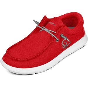 GIESSWEIN Mocassins  grijs / vuurrood