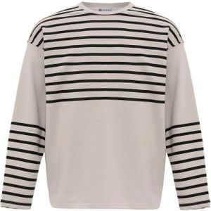 Dandalo Sweatshirt  lichtgrijs / zwart