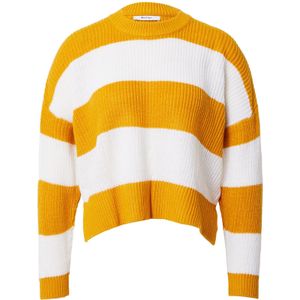 ABOUT YOU Trui 'Thassia'  safraan / wit