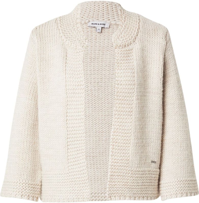MORE & MORE Gebreid vest  crème
