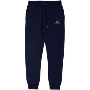 Oldskull Broek 'Samurai'  navy / olijfgroen / wit