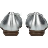 Ballerina - Effen - Leer - Metallic Look - Platte Hak