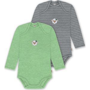 normani Rompertje/body 'Auckland'  groen / gemengde kleuren