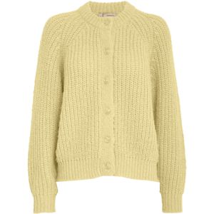 Peppercorn Gebreid vest 'Mabelle'  geel