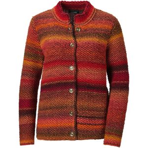 Goldner Gebreid vest  rood gemêleerd