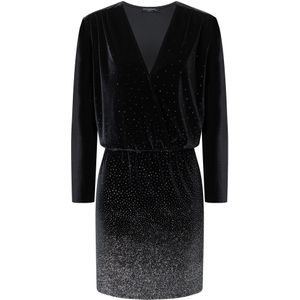 Ana Alcazar Cocktailjurk 'Taha'  zwart / wit