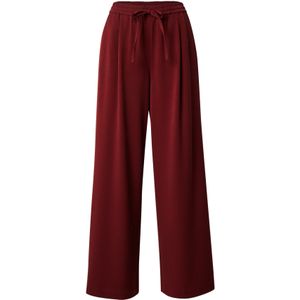 MSCH COPENHAGEN Bandplooibroek 'Jalen Henrika'  donkerrood