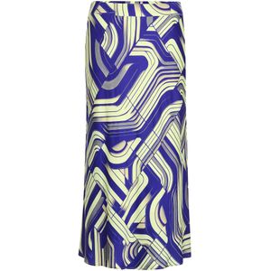 MADELEINE Rok  blauw / geel