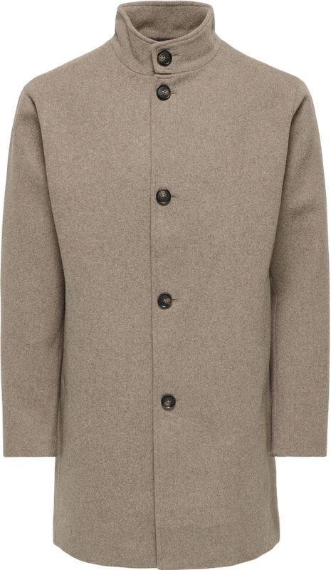 ONLY & SONS - ONSCHARLES WOOL COAT - Korte Jas - Greige