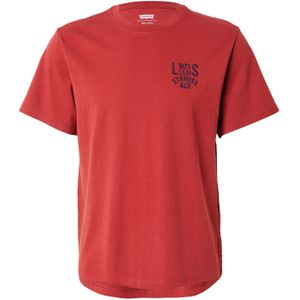 LEVI'S ® Shirt 'Relaxed Graphic Tee'  nachtblauw / rood