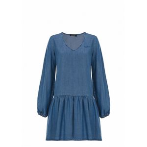 FRESHLIONS Blousejurk 'Bonnie'  lichtblauw