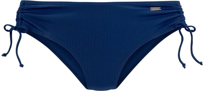 Bikinibroekje - Blauw - Recycling-Polyamide - Structuur Patroon