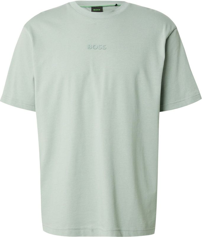 BOSS GREEN - T-shirt - Open Green - Katoen - Ronde Hals - Korte Mouwen