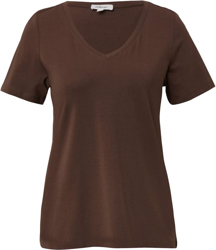 s.Oliver Shirt  donkerbruin