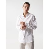 Salsa Jeans - Overhemd - Groen - Effen - Lange Mouw