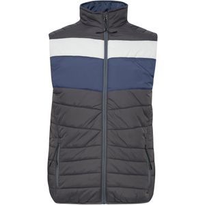 BLEND Bodywarmer 'Kristian'  blauw / grijs / wit