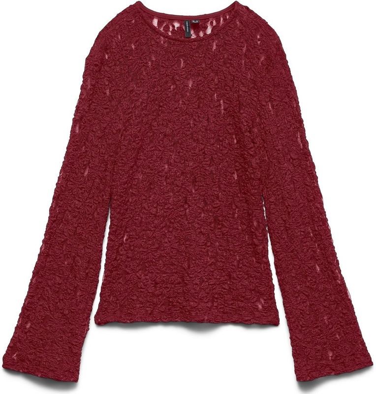 VERO MODA Blouse 'VMStacy'  donkerrood