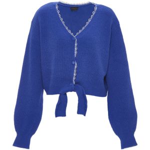 NAEMI Gebreid vest  royal blue/koningsblauw