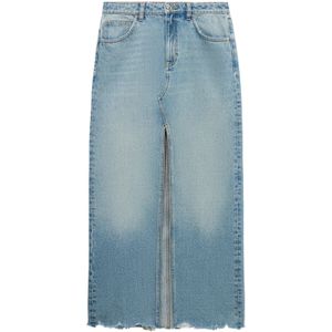 MANGO Rok 'Amaia'  blauw denim