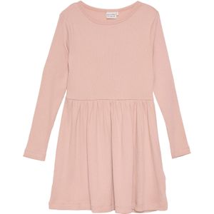 MINYMO - Jurk - Rosa - Katoen - Knielengte - Lange Mouw