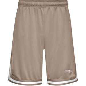 Dropsize Broek  taupe / wit