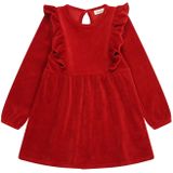 Velours - Jurk - Fluweel - Lange Mouwen - Ronde Hals - Regular Fit