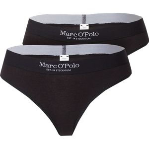 Marc O'Polo String 'Iconic'  zwart / offwhite