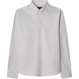 Hackett Londonvoor jongens. HK3000005 Beige Oxford overhemd (2años= 92cm), Casual, Feest, Katoen, Klassiek, Lange mouwen, kinderkleding