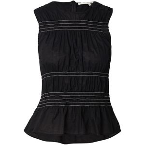 SECOND FEMALE Blouse 'Avida'  zwart / wit