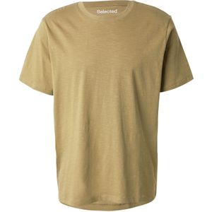 SELECTED Shirt 'SLHASPEN'  olijfgroen