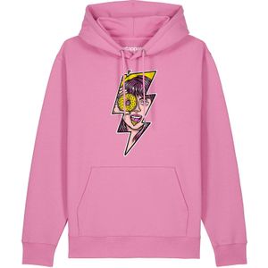 Watapparel Sweatshirt 'Donut'  beige / donkergeel / lila / rosa