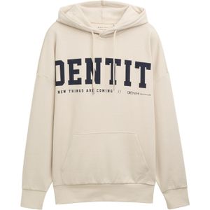 Tom Tailor - Hoodie - Light Cashew Beige - Met Statement-print